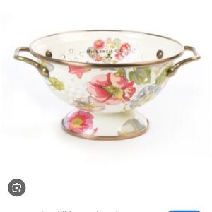 Mackenzie-Childs Floral Colander morning glory
